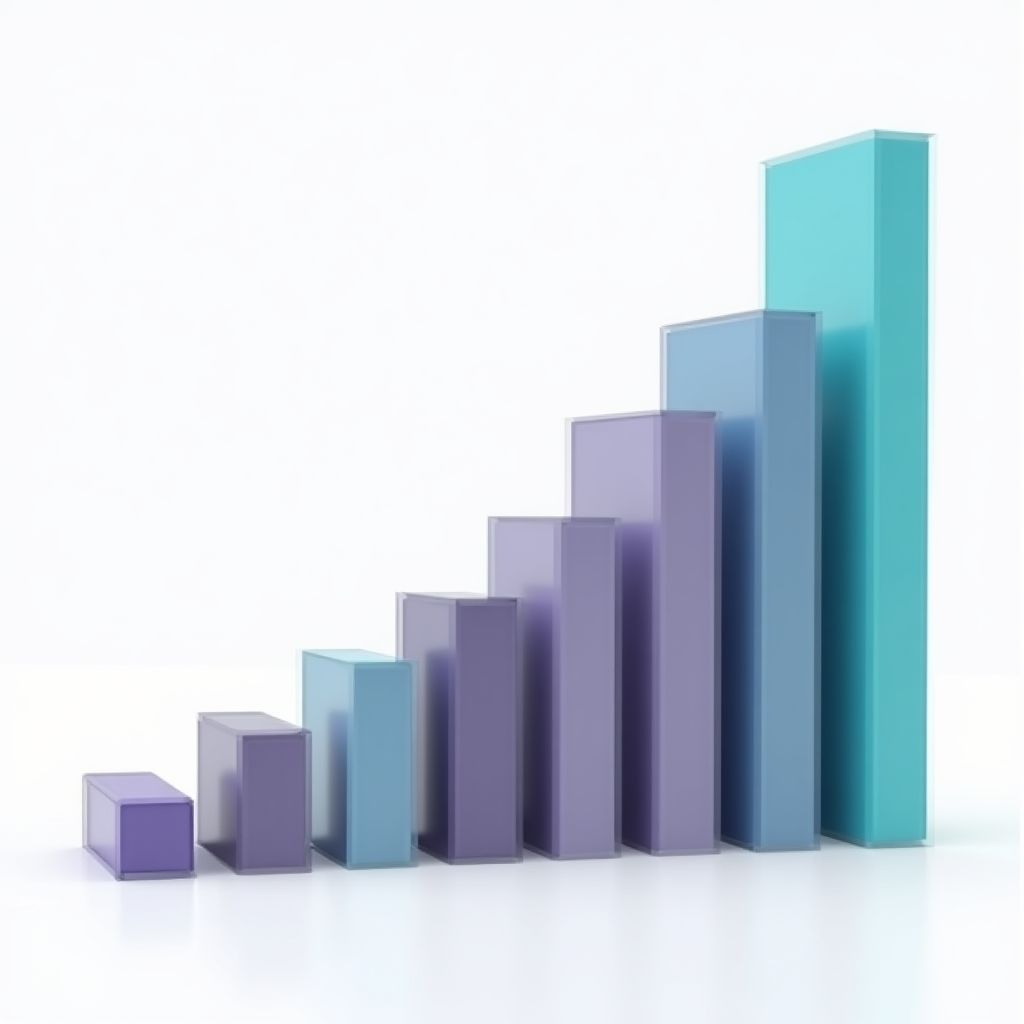 Gráfico de crecimiento anual