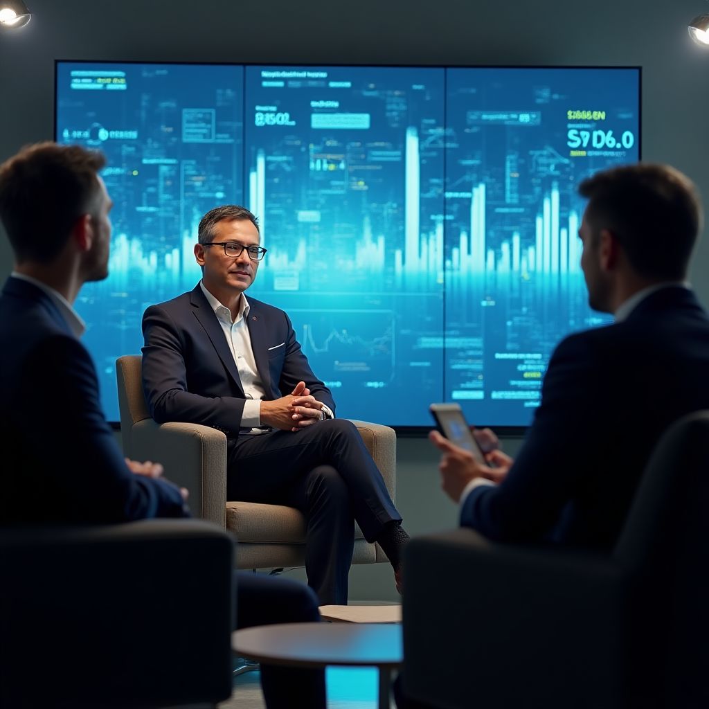 Entrevista en televisión