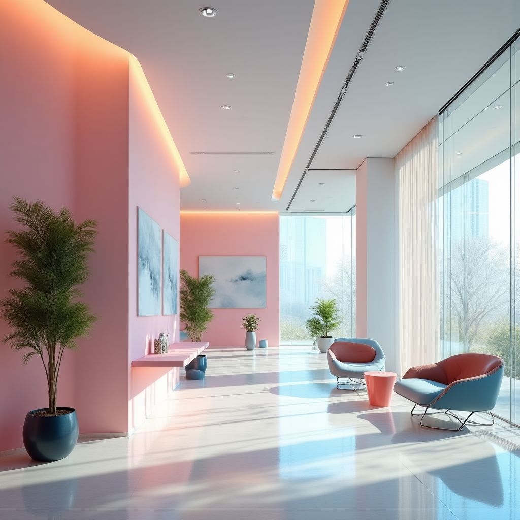 Espacio de oficinas moderno